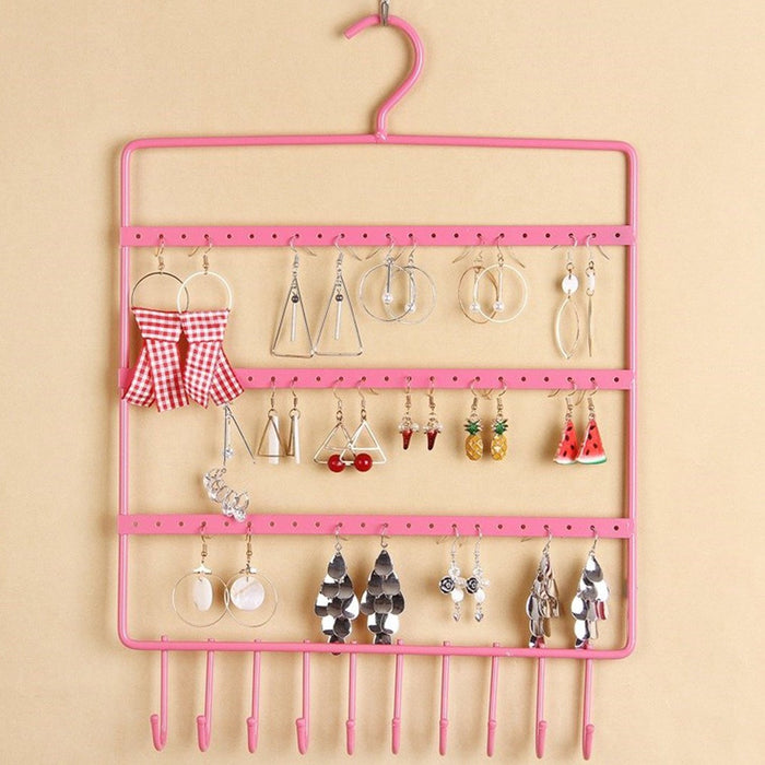 Hanging Hanger Earring Display Rack Large Capacity Jewelry - Temu